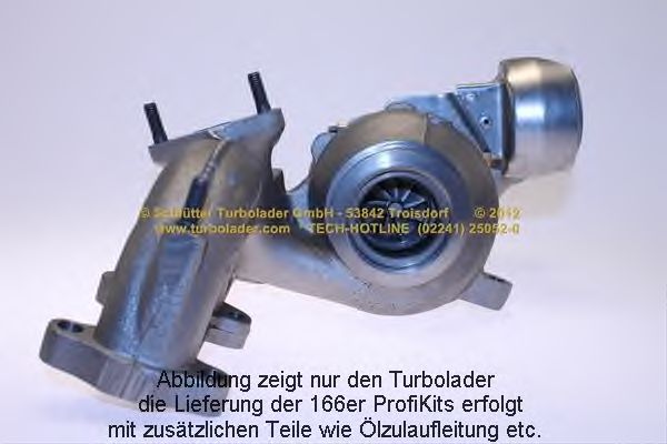 Turbocompressor, sobrealimentação 166-07030