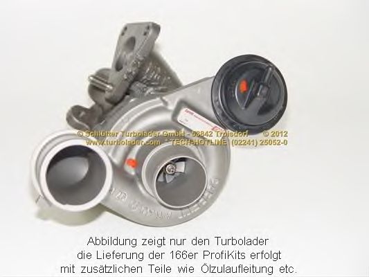 Turbocompresor, sobrealimentación 166-09070
