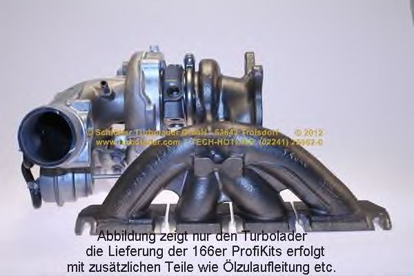 Turbocompresor, sobrealimentación 166-09330