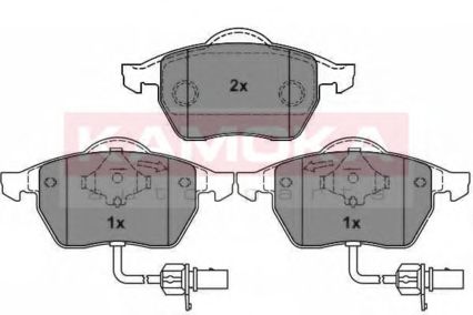 Brake Pad Set, disc brake JQ1012646