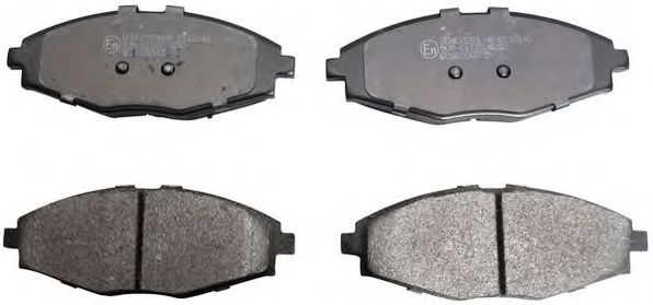 Комплект тормозных колодок, дисковый тормоз B110141