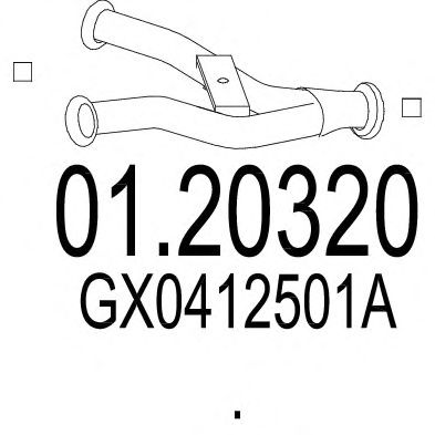 Exhaust Pipe 01.20320