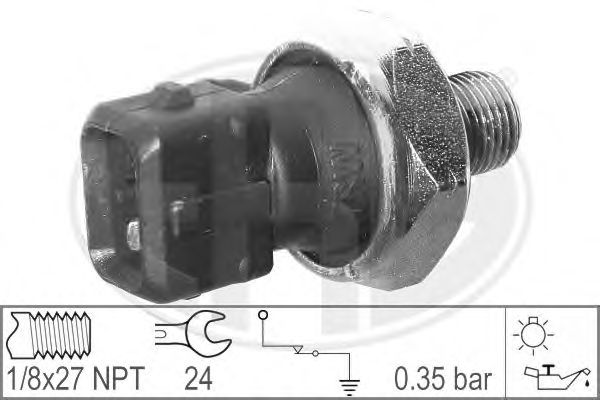 Interruptor de control de la presión de aceite 330019