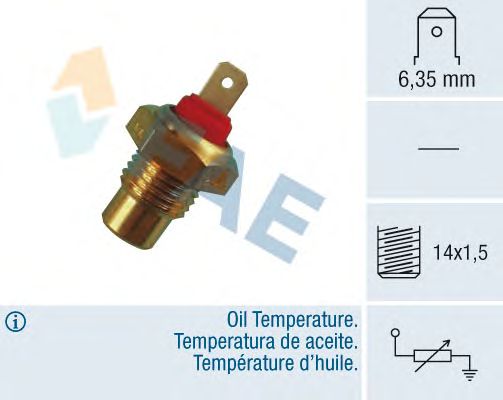 Sensor, temperatura do óleo 31600