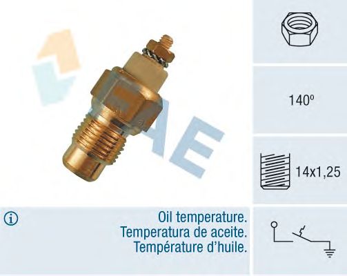 Sensor, temperatura del aceite 35190