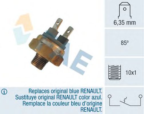 Temperature Switch, coolant warning lamp 35460
