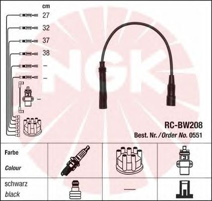 Ignition Cable Kit 0551