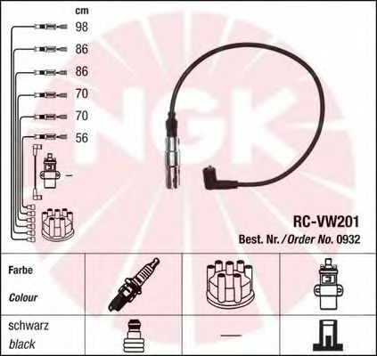 Ignition Cable Kit 0932