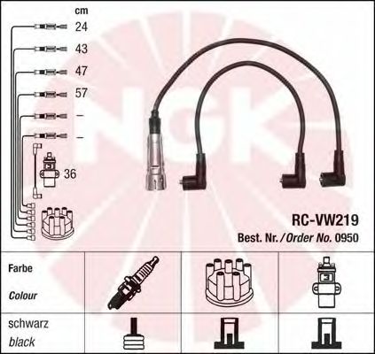 Ignition Cable Kit 0950
