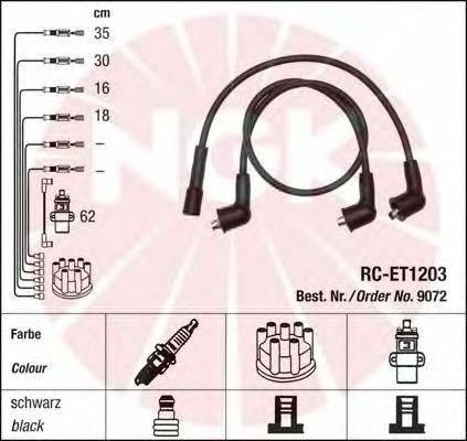 Ignition Cable Kit 9072