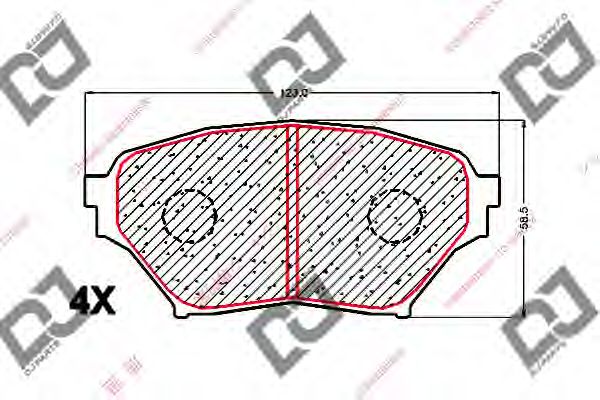 Brake Pad Set, disc brake BP1679