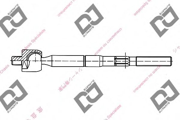Articulação axial, barra de acoplamento DR1163