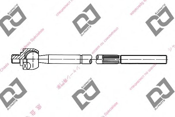 Articulação axial, barra de acoplamento DR1175