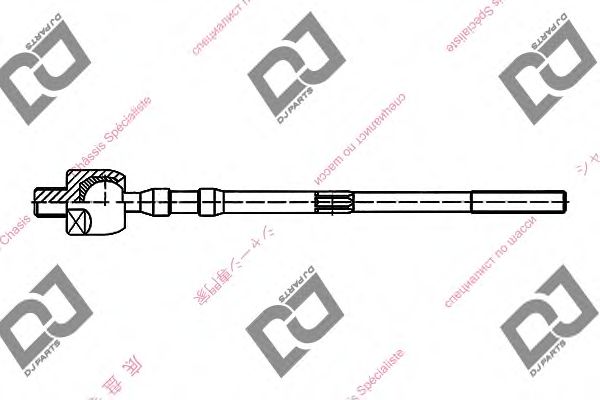 Articulação axial, barra de acoplamento DR1020