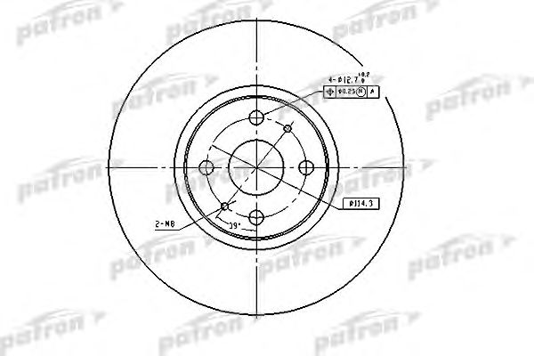 Тормозной диск PBD4158