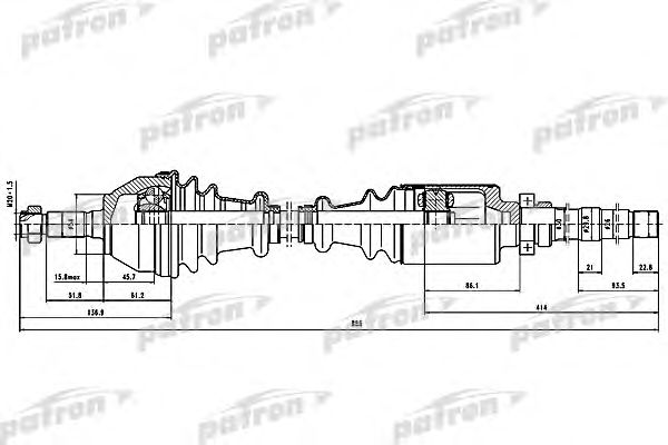 Albero motore/Semiasse PDS0101