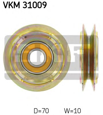 Deflection/Guide Pulley, v-belt VKM 31009