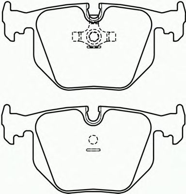 Комплект тормозных колодок, дисковый тормоз P 06 016