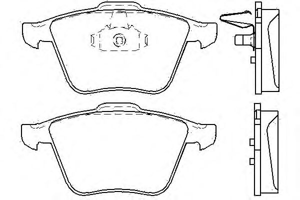 Комплект тормозных колодок, дисковый тормоз P 24 077