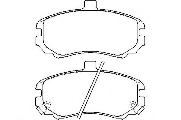 Комплект тормозных колодок, дисковый тормоз P 30 029