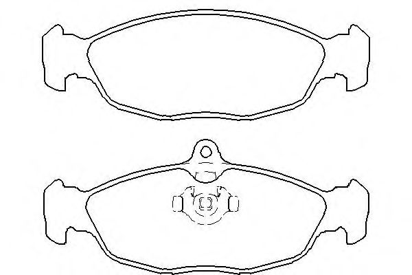 Комплект тормозных колодок, дисковый тормоз P 36 017