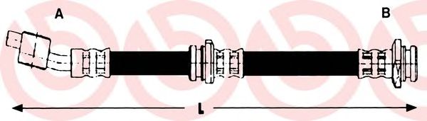 Tubo flexible de frenos T 56 136