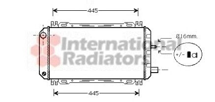 Radiator, engine cooling 60182048