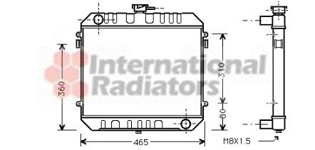 Radiator, engine cooling 60372027