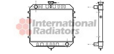 Radiator, engine cooling 60372075