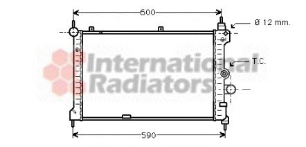 Radiator, engine cooling 60372127