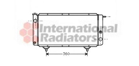 Radiator, engine cooling 60402003