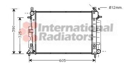 Radiator, engine cooling 60472025
