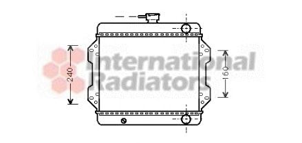 Radiator, engine cooling 60522003