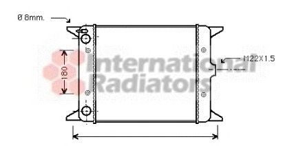 Radiator, engine cooling 60582012