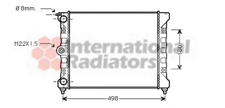 Radiator, engine cooling 60582039