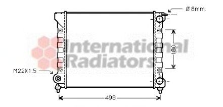 Radiator, engine cooling 60582040