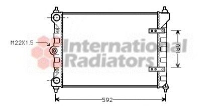 Radiator, engine cooling 60582095