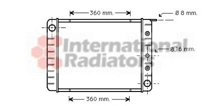 Radiator, engine cooling 60592003