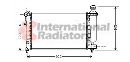 Radiator, engine cooling 60092196