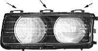 Glace striée, projecteur principal 50119173