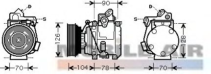 Compressor, airconditioning 6053K441