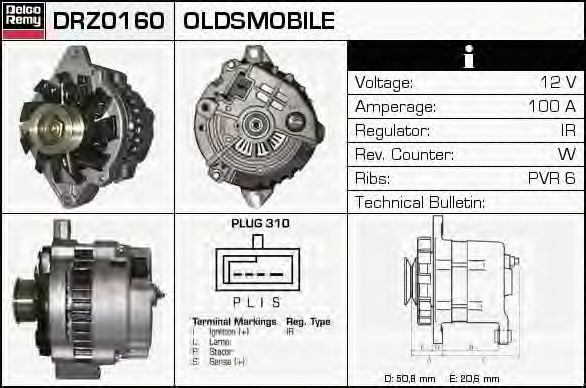 Alternator DRZ0160