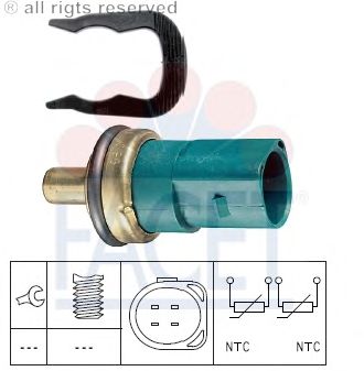 Kølevæsketemperatur-sensor; Sensor, kølevæsketemp.; Sensor, kølevæsketemp. 7.3258