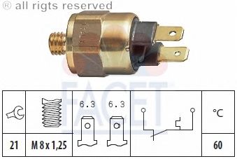 Temperature Switch, coolant warning lamp 7.4054