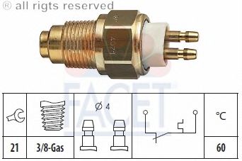 Temperature Switch, coolant warning lamp 7.4071