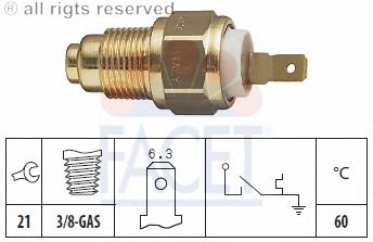 Temperature Switch, coolant warning lamp 7.4129