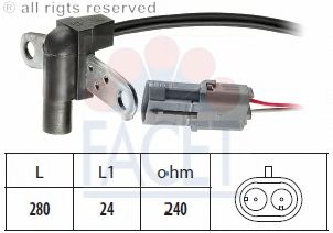 Sensor, crankshaft pulse; Pulse Sensor, flywheel 9.0023