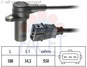 Sensor, crankshaft pulse; Pulse Sensor, flywheel 9.0238
