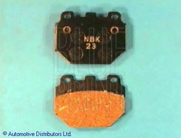 Комплект тормозных колодок, дисковый тормоз ADT34201