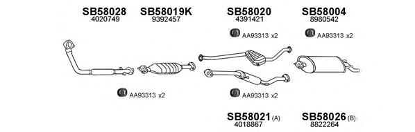 Exhaust System 580005